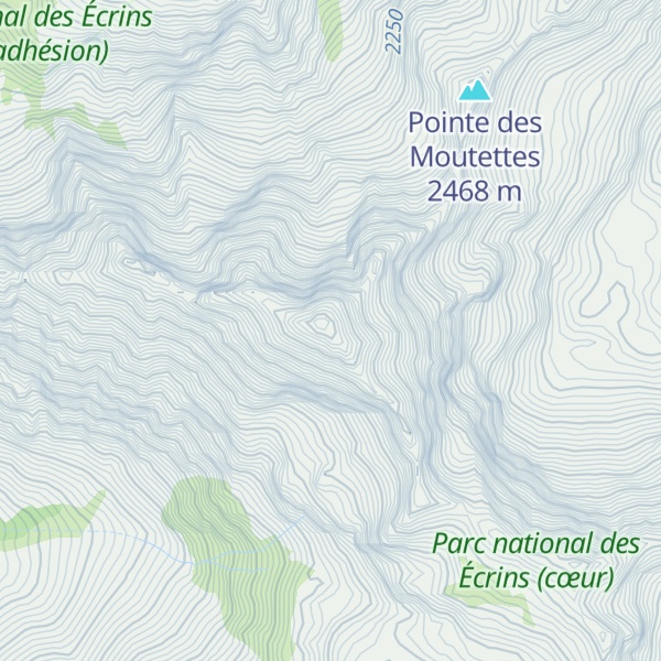 Map of Pic de Pian