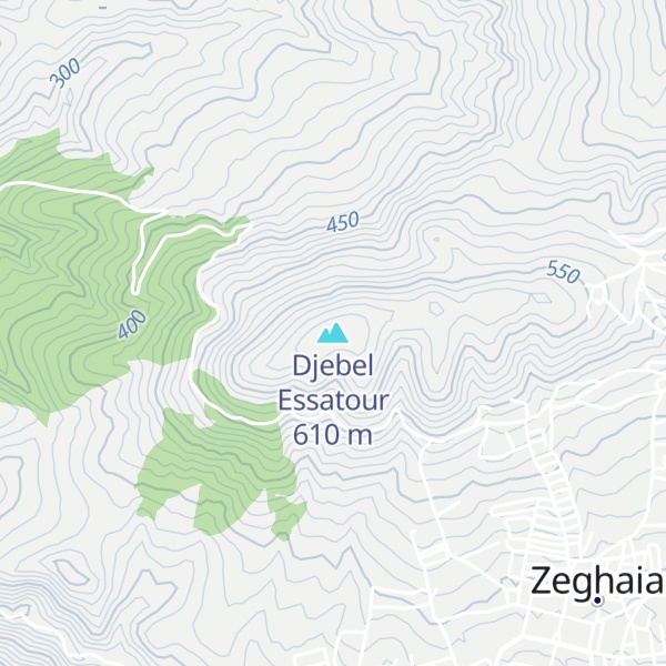 Map of Djebel Essatour