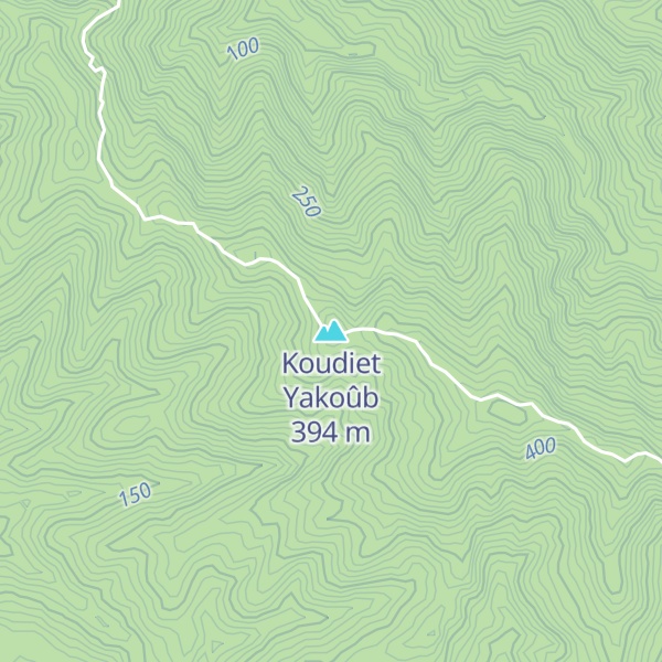 Map of Koudiet Yakoûb