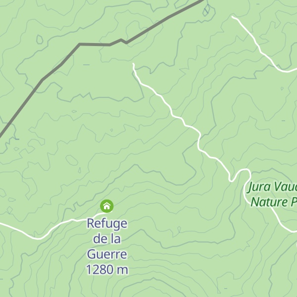 Map of Refuge de la Belle-Combe