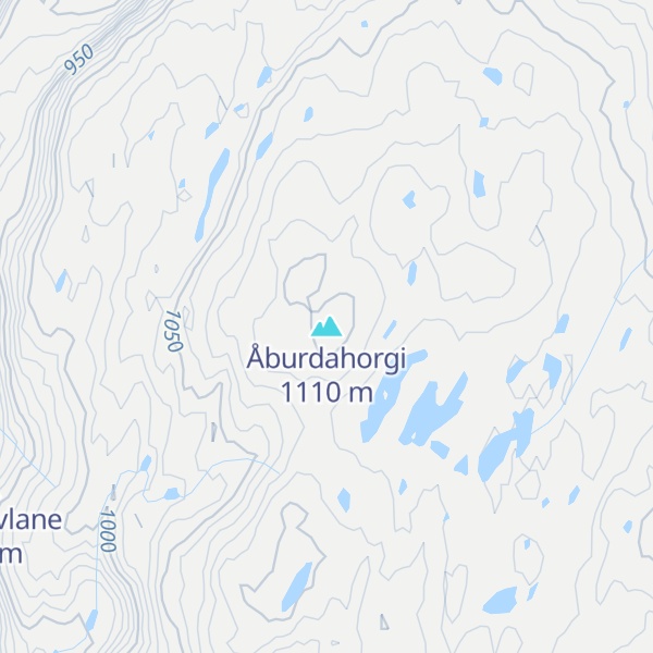 Map of Åburdahorgi
