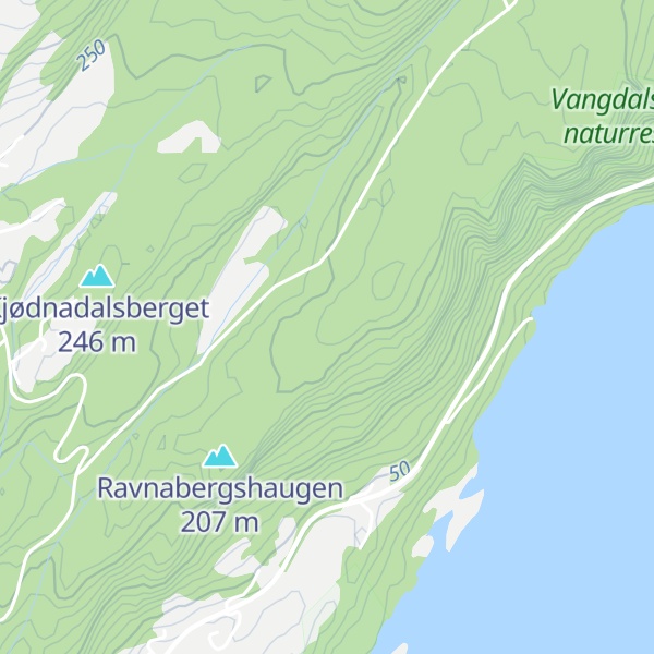 Map of Bergsliane