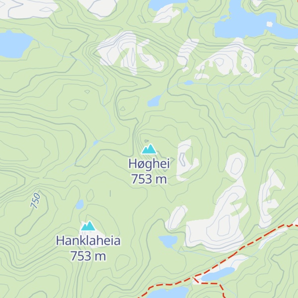 Map of Høghei