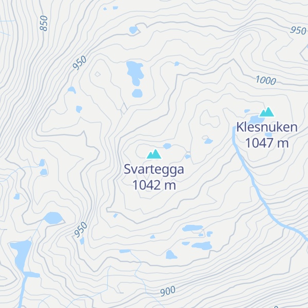 Map of Svartegga