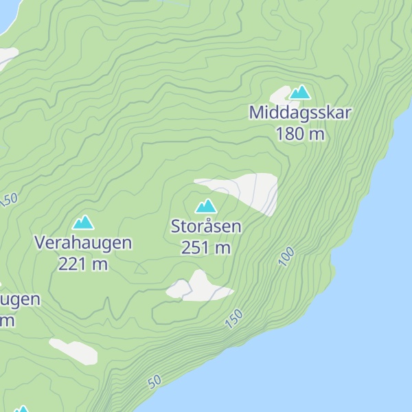 Map of Storåsen