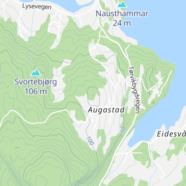 Map of Presthaug