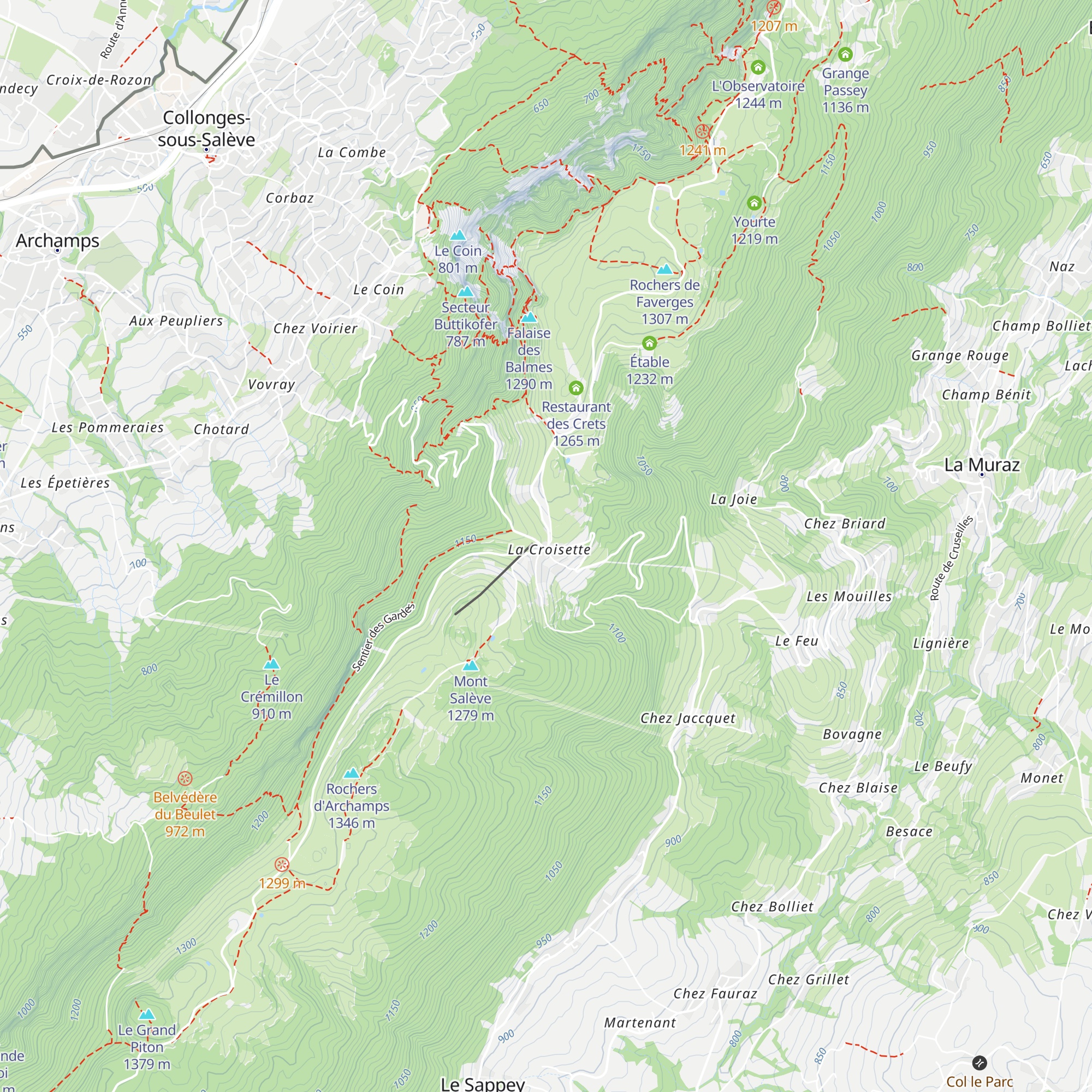 Les Marches de la Croisette map