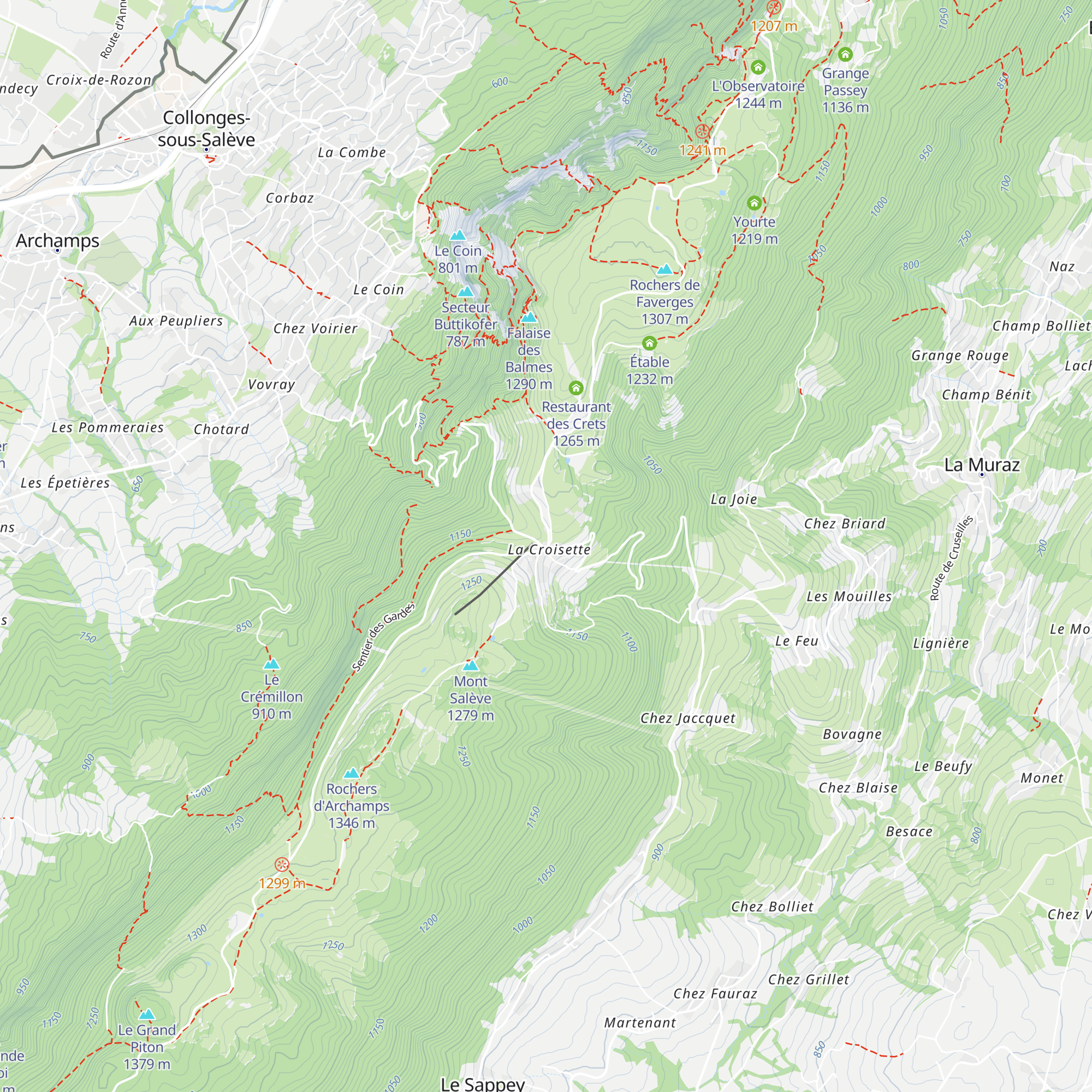 Les Marches de la Croisette map