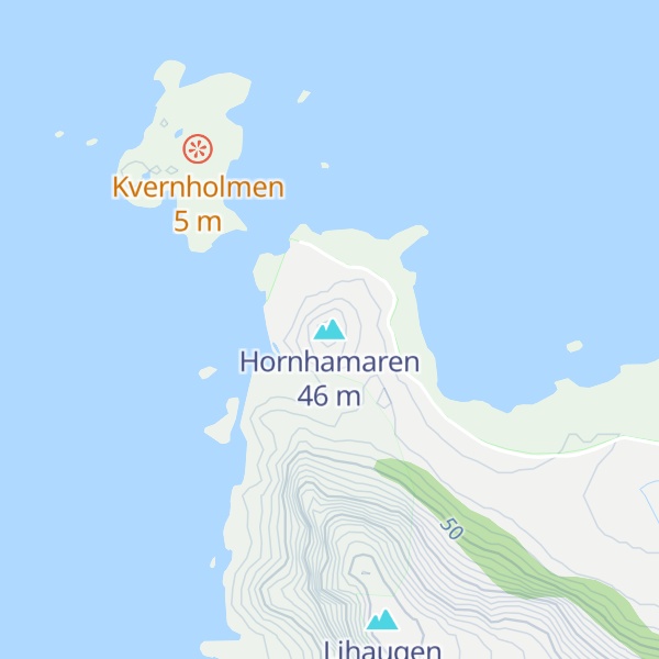 Map of Hornhamaren