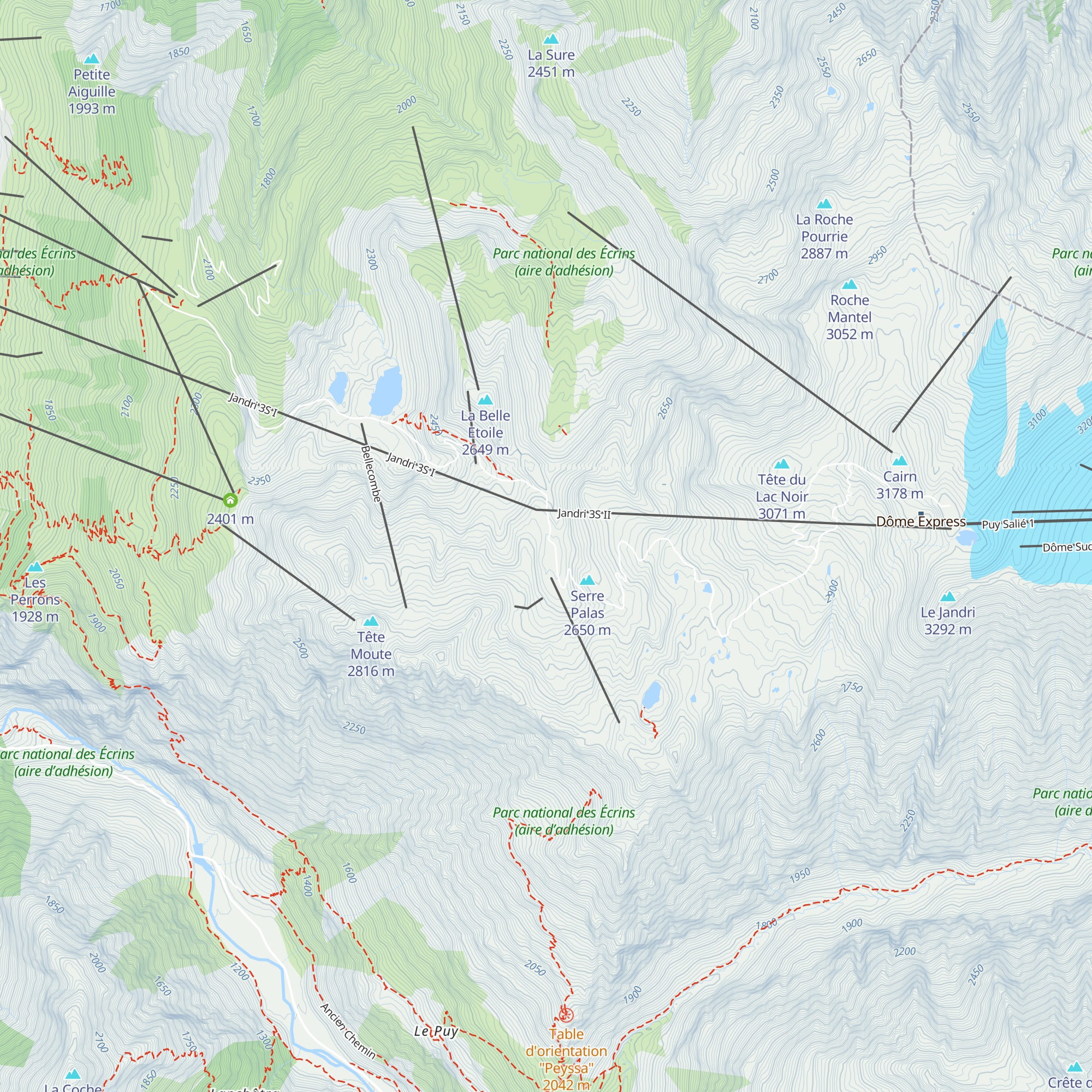La Toura map