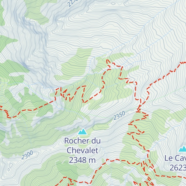 Map of Cabane du Vaccivier