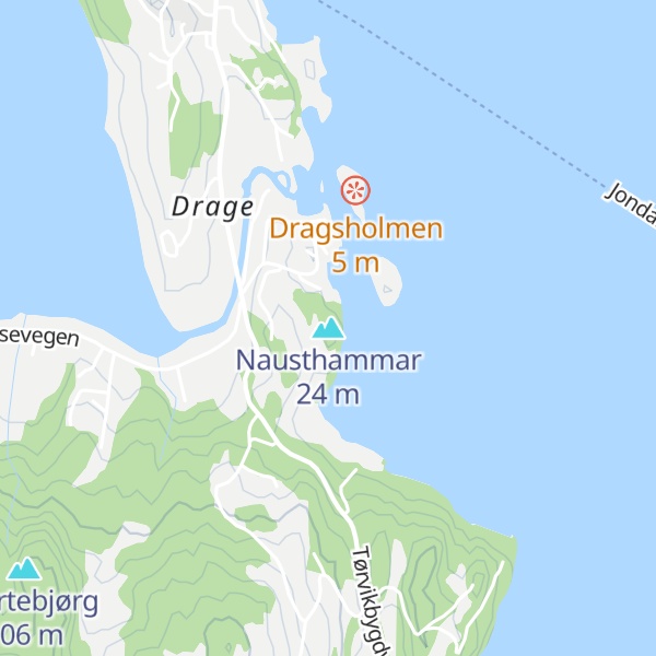Map of Nausthammar