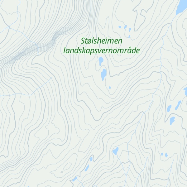 Map of Bjørndalseggane