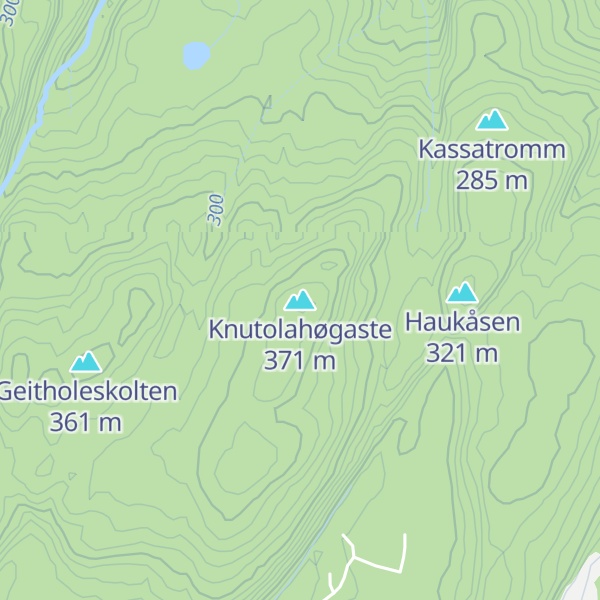 Map of Knutolahøgaste