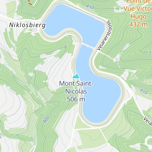 Map of Mont Saint-Nicolas