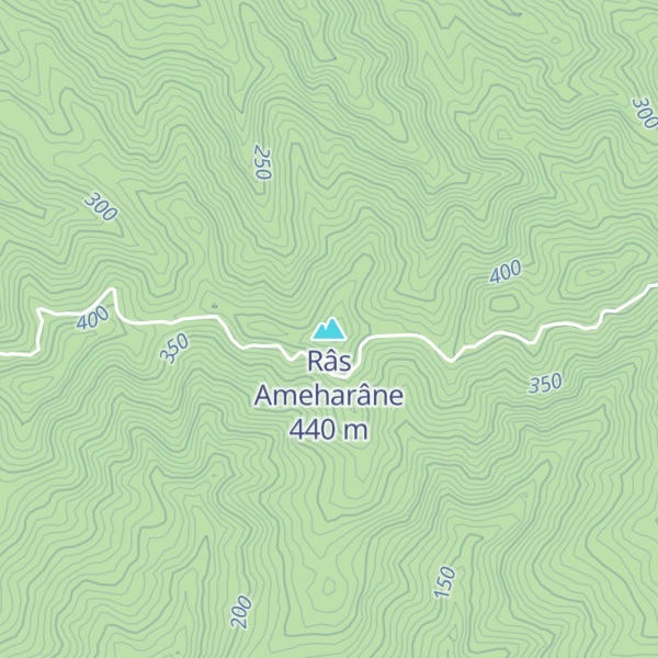 Map of Râs Ameharâne