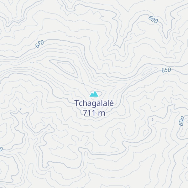 Map of Tchagalalé