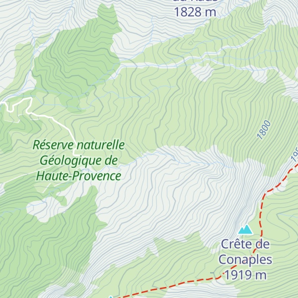Map of Cabane des Monges