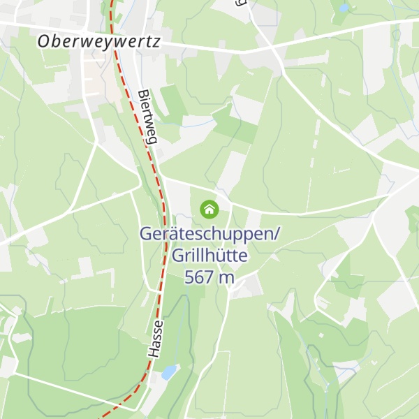 Map of Geräteschuppen/Grillhütte