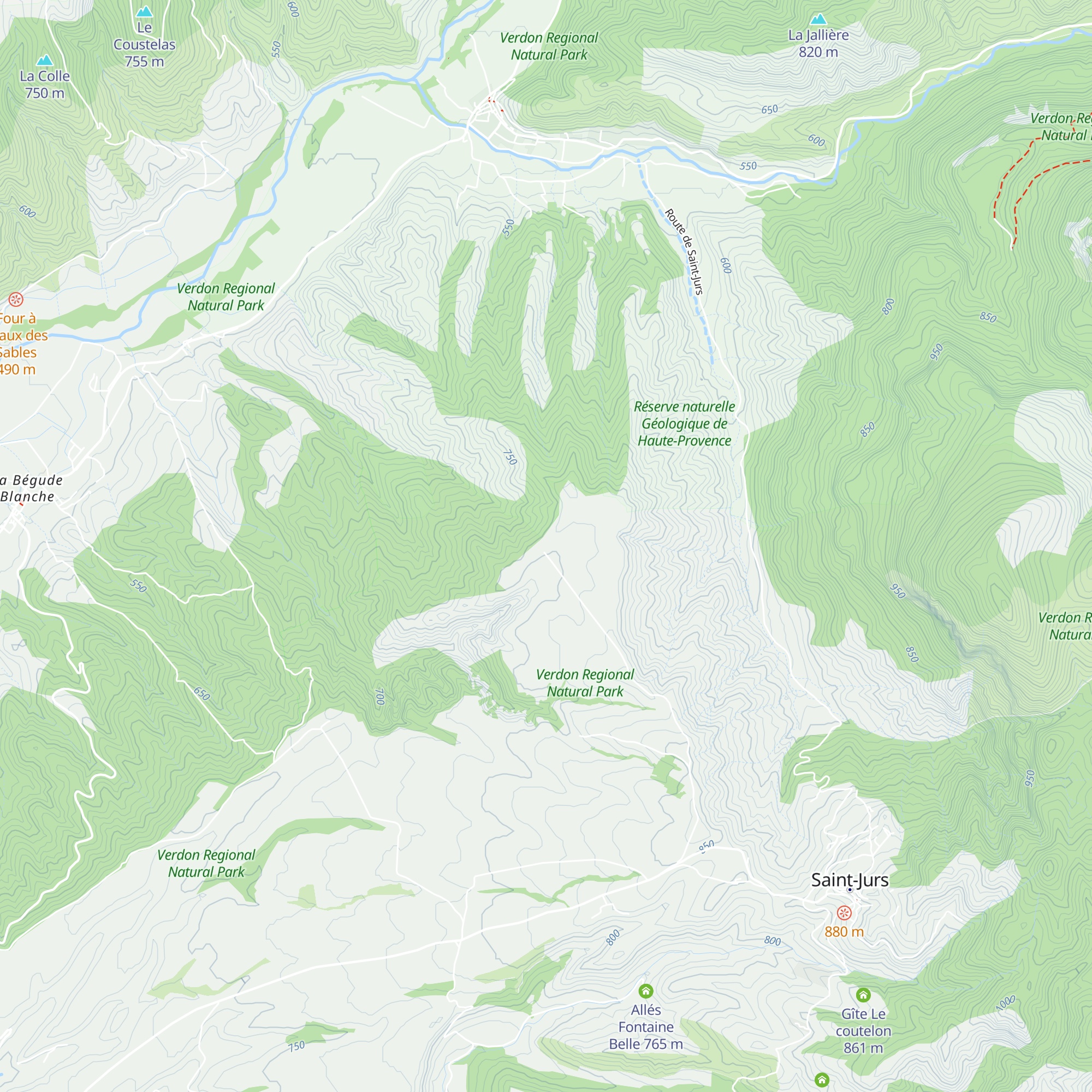 Gîtes de Molans map
