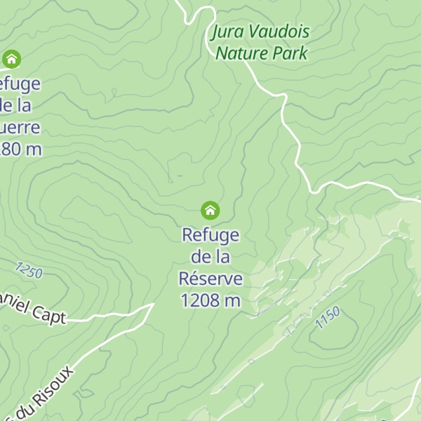 Map of Refuge de la Réserve