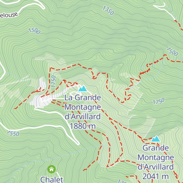 Map of Cabane Jaune