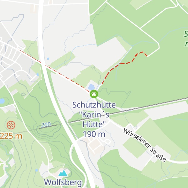 Map of Schutzhütte "Karin´s Hütte"