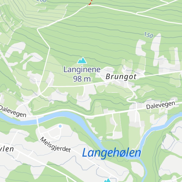 Map of Haugane