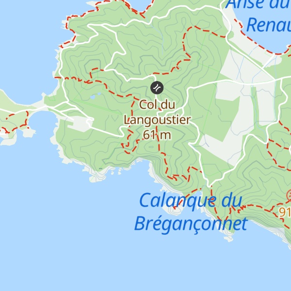 Map of Mont d'Esterly