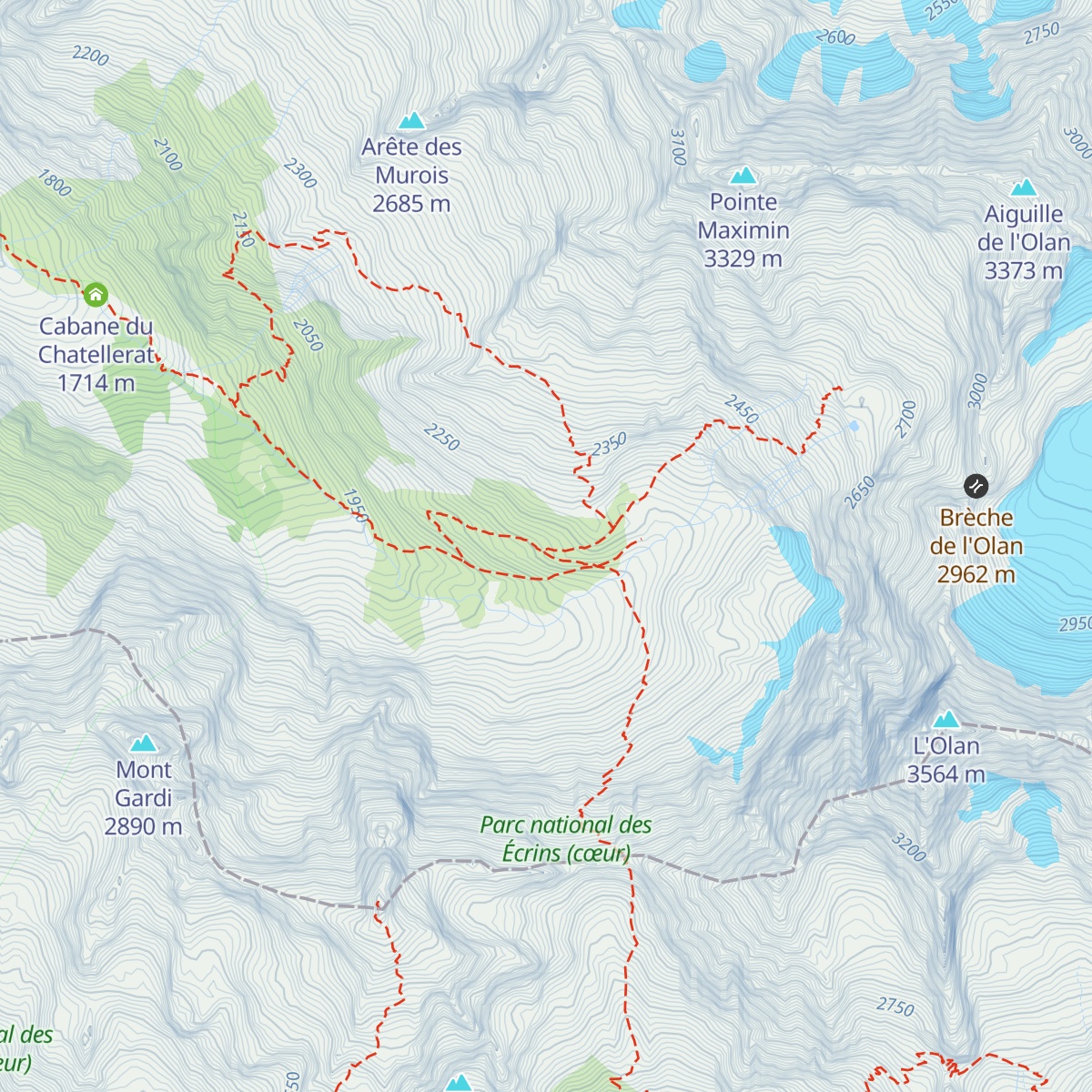 Refuge de Font-Turbat map