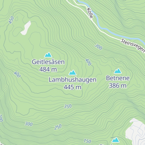Map of Lambhushaugen