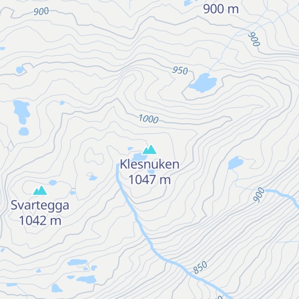 Map of Klesnuken