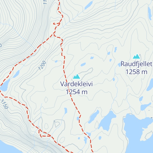 Map of Vardekleivi
