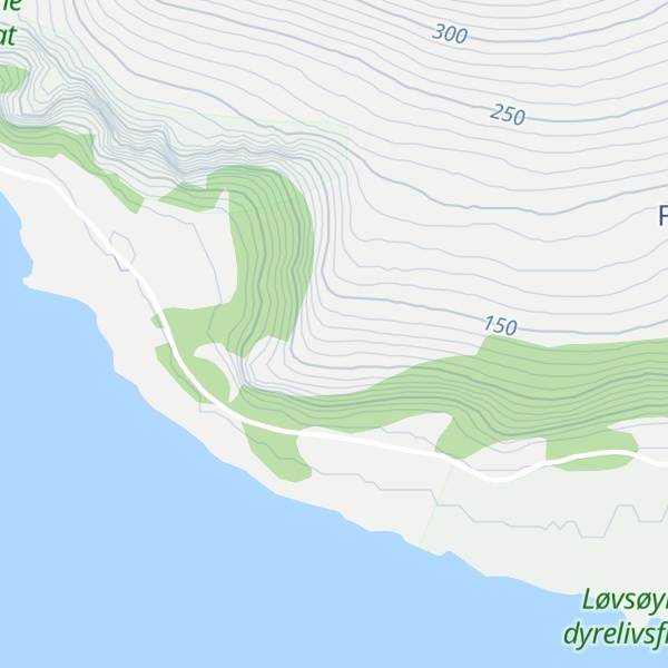 Map of Glettehaugen