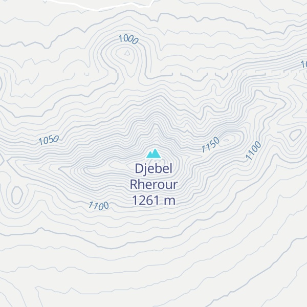 Map of Djebel Rherour