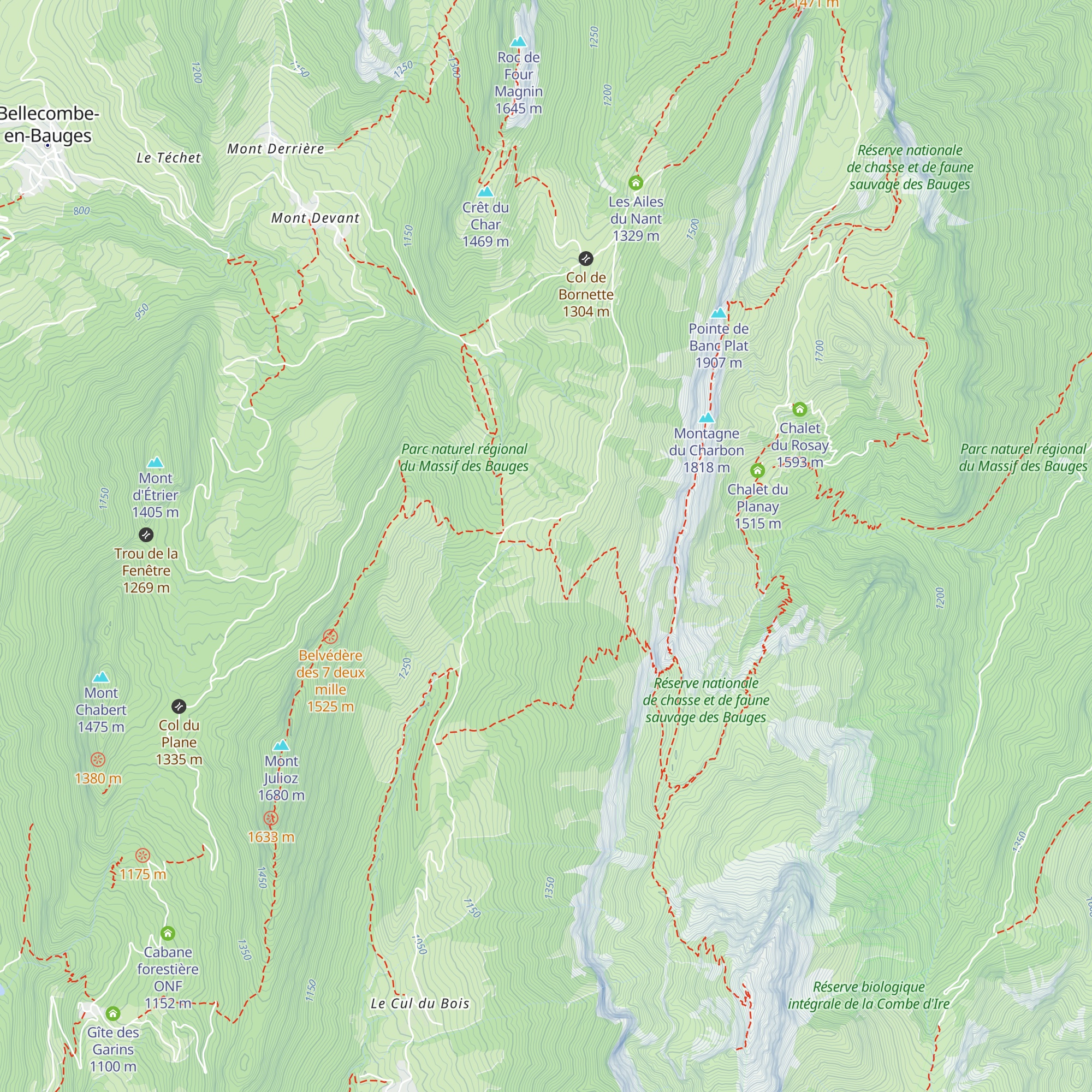 Chalet Petit map