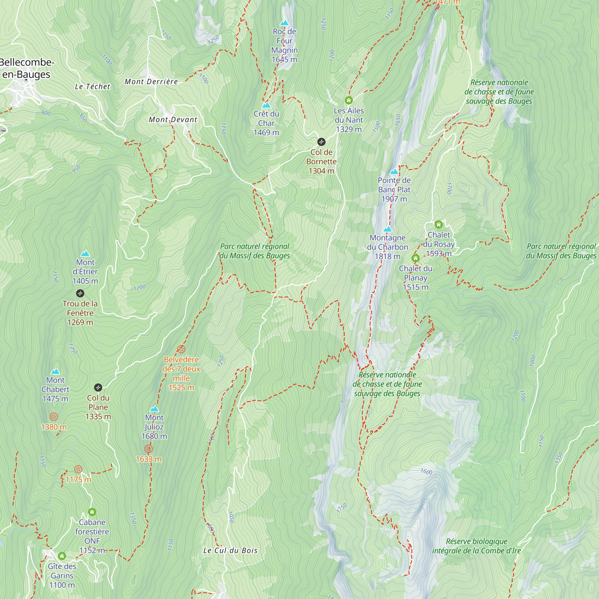 Chalet Petit map