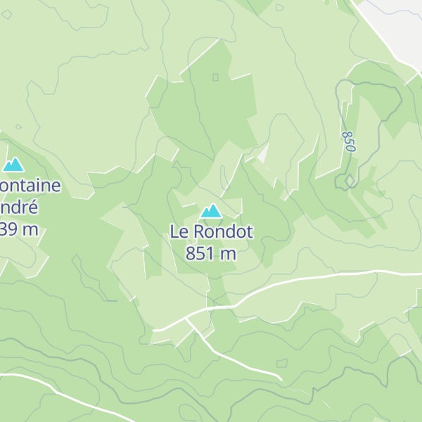 Map of Le Rondot