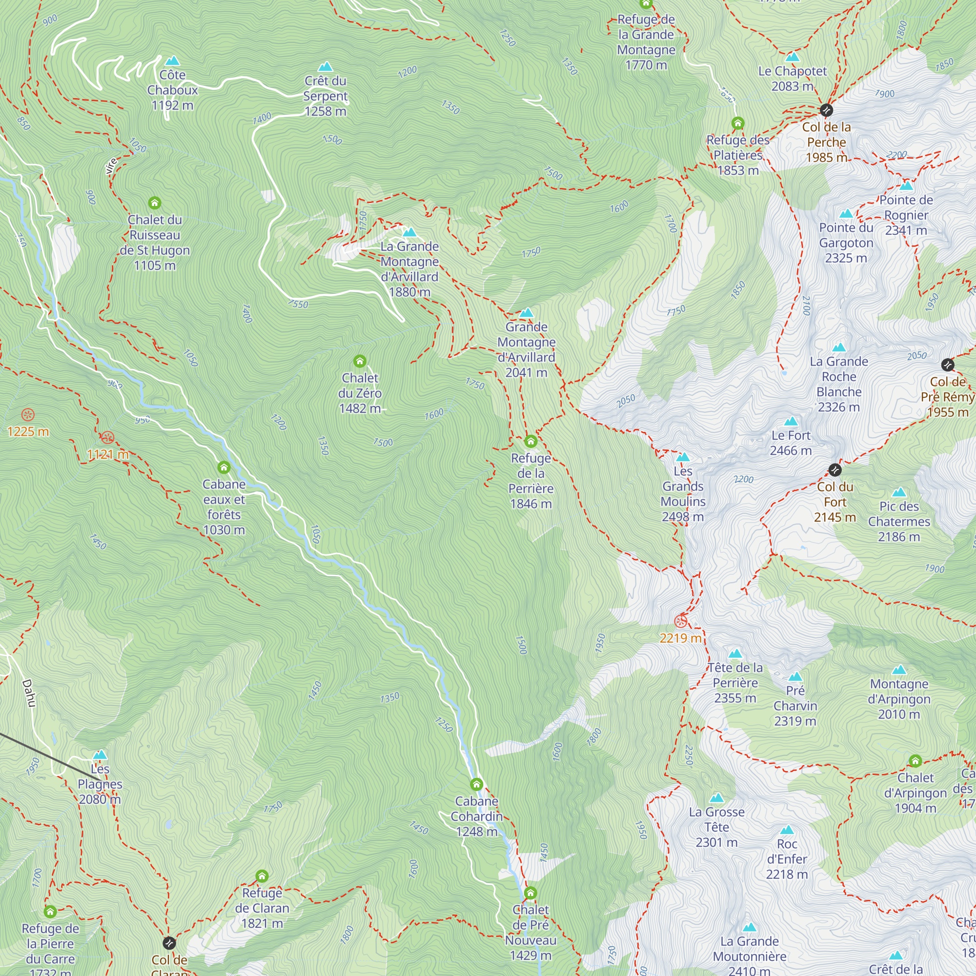 Habert de la Perrière map