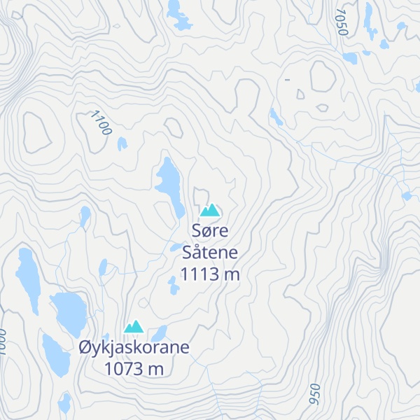 Map of Søre Såtene