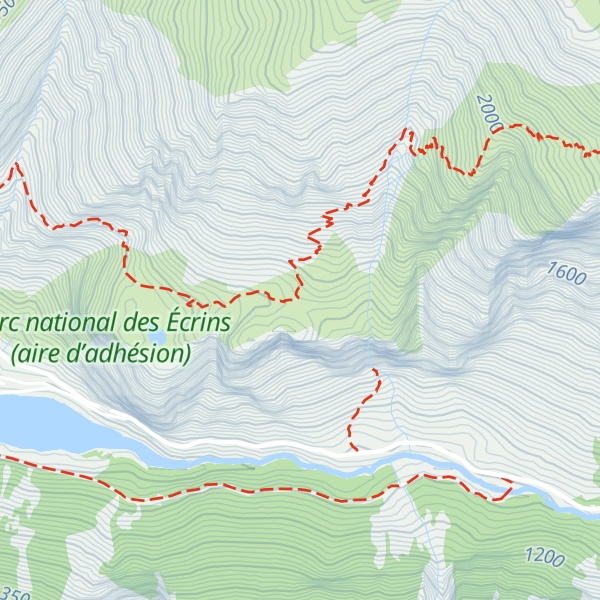 Map of Refuge des Clots