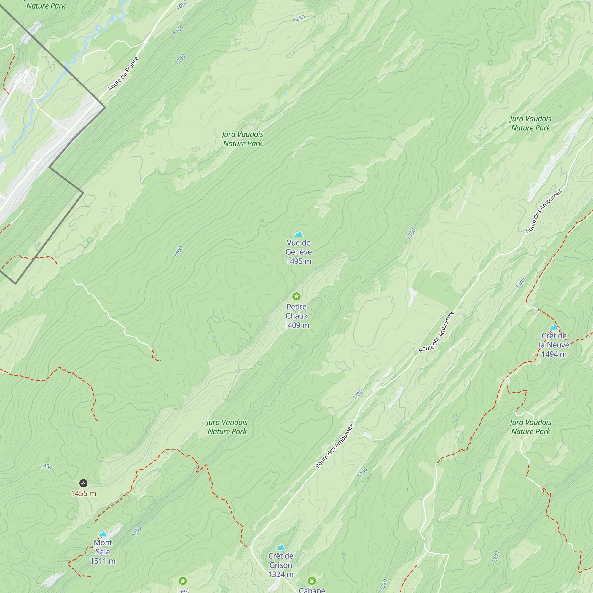 Petite Chaux map