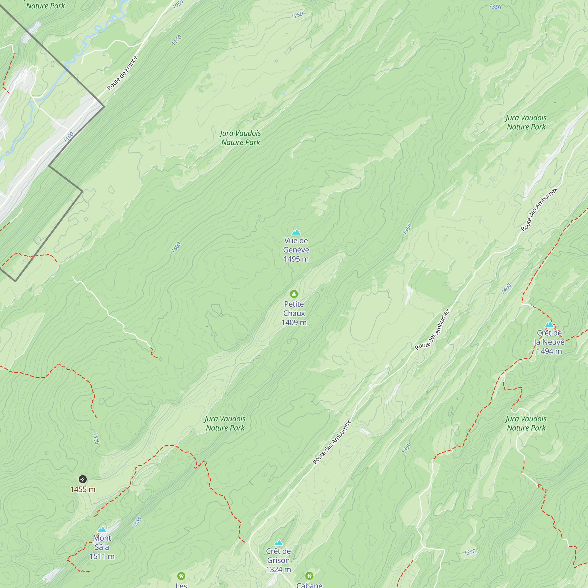 Petite Chaux map