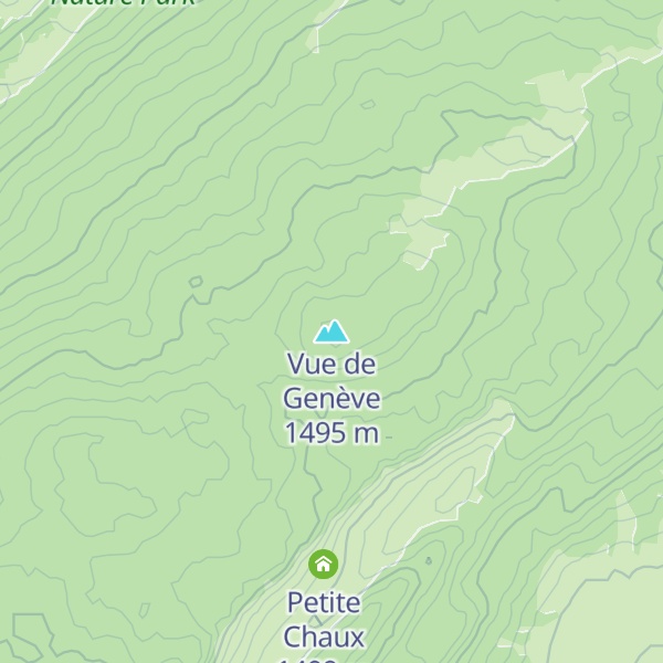 Map of Vue de Genève