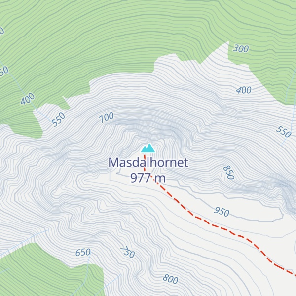 Map of Masdalhornet