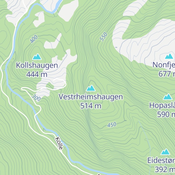 Map of Tuftabakken