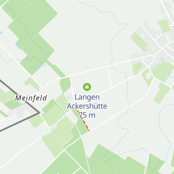 Map of Langen Ackershütte