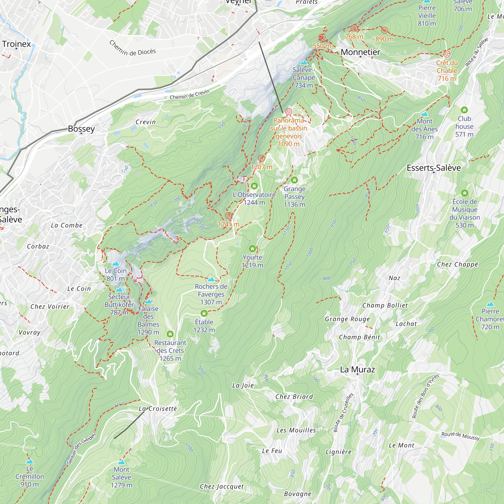 Grange Gaby map
