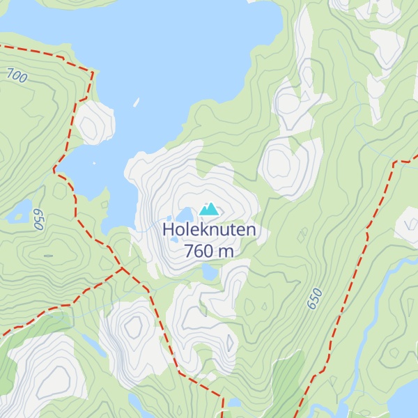 Map of Holeknuten