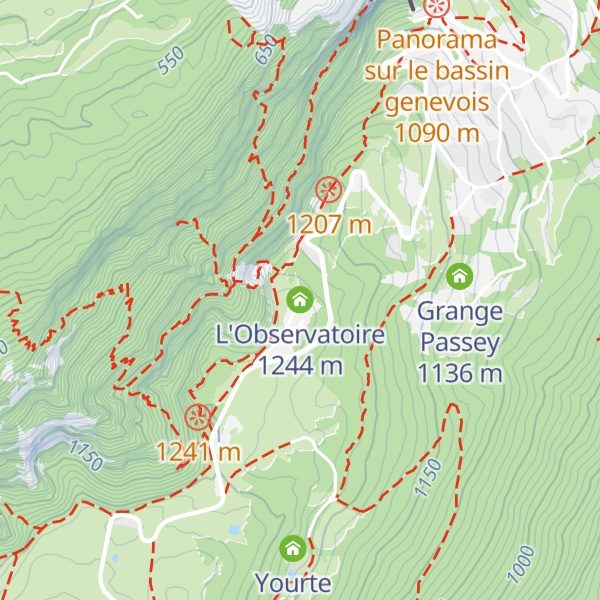 Map of L'Observatoire